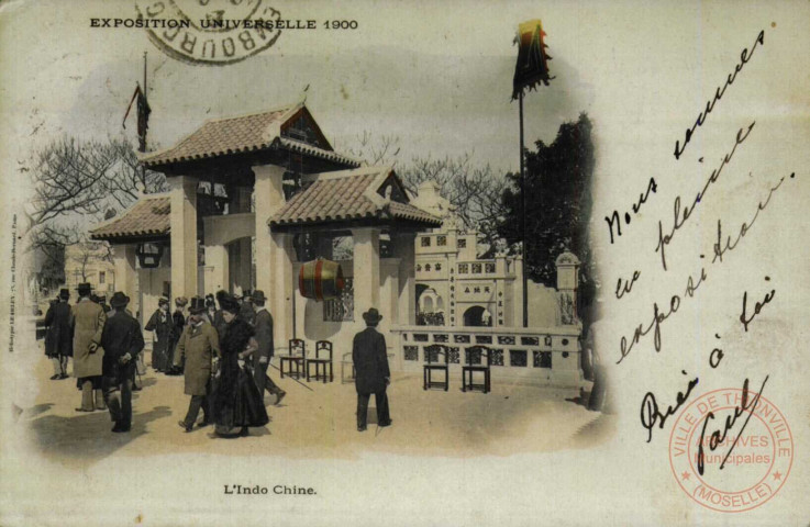 Exposition Universelle 1900. l'Indo Chine.
