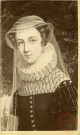 Portrait de Marie Ière d'Écosse, née le 8 décembre 1542 et morte le 8 février 1587