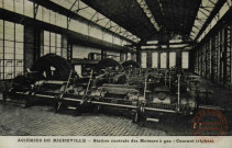 ACIERIES DE MICHEVILLE - Station des moteurs à gaz - Courant triphasé