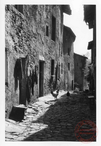 Ruelle de la Forge à Rodemack. Ensemble XVIe
