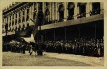 Funérailles Nationales du Maréchal Lyautey à Nancy le 02 août 1934 - Les Tribunes pendant le défilé des Troupes