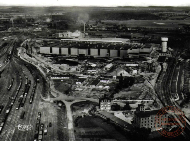 Florange (Moselle) - Usine SOLLAC - Vue aérienne