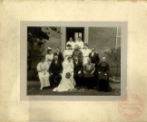 [Photographie d'un mariage à Algrange dans les années 1900]