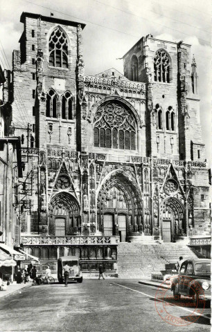 Vienne-la-Romaine (Isère). La Cathédrale Saint-Maurice (XIIe au XVIe siècle).
