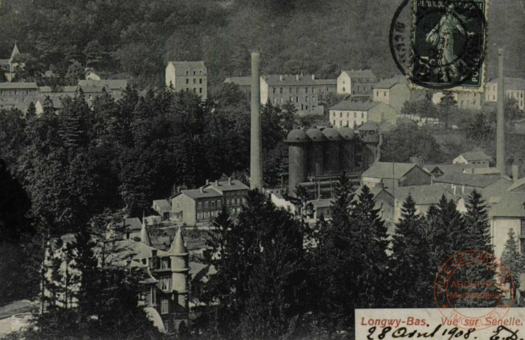 LONGWY-BAS. Vue sur Senelle.