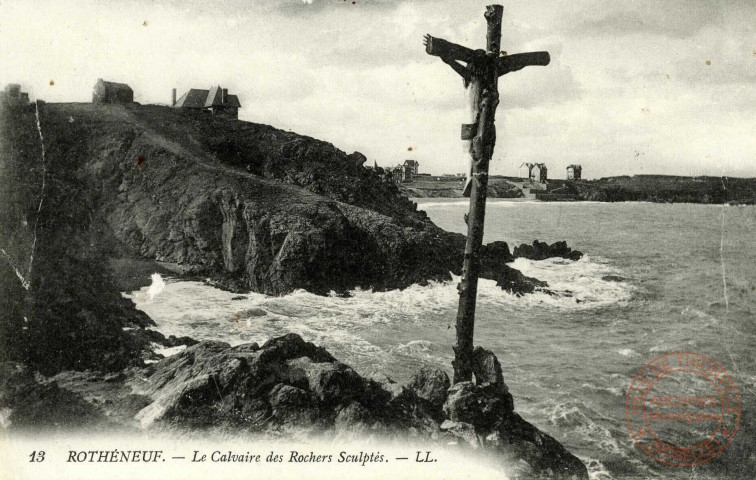 Rothéneuf. Le Calvaire des Rochers Sculptés.