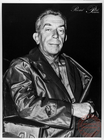 Portrait de Marcel Aymé au théâtre