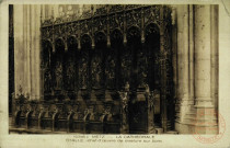 Metz : La Cathédrale STALLE (chef-d'oeuvre de ciselure sur bois)