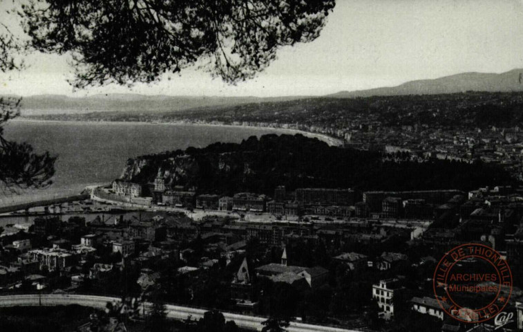 NICE - Vue Générale, prise du Mont-BORON