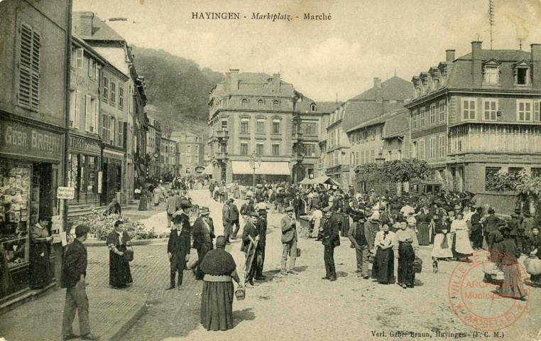 HAYINGEN - Markplatz. - Marché