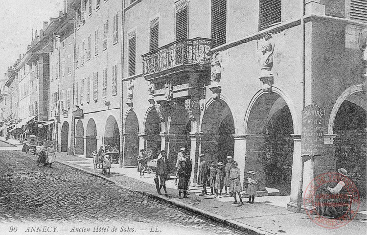 Cartes d'Autrefois (1890-1920) - Villes de province - Annecy (Savoie) -Ancien Hôtel de Sales