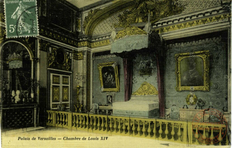 Paris - Palais de Versailles - Chambre de Louis XIV