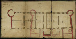 PLAN DE NEUBOURG OU GASSION 1743. REZ DE CHAUSSEE