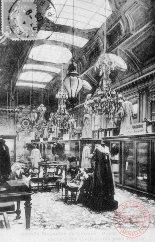 Cartes d'Autrefois (1890-1920) - Commerce, foires et marchés - Paris - Grands magasins du Louvre