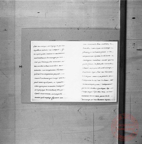 Exposition sur les fortifications à Thionville en 1970 par Georges Martig - Lettre de Vauban de septembre 1685, concernant les ouvrages fortifiés