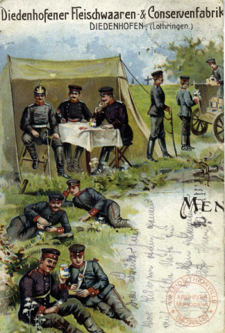 Diedenhofener Fleischwaaren &amp; Conservenfabrik - Diedenhofen (Lothringen)