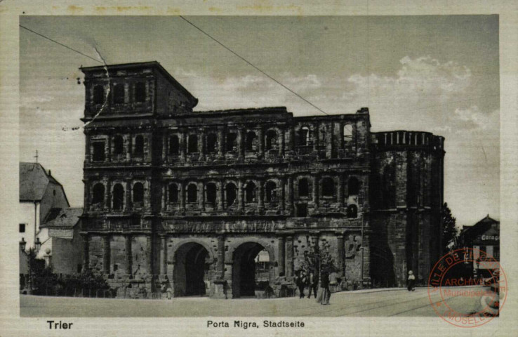 Trier. Porta Nigra,Stadtseite