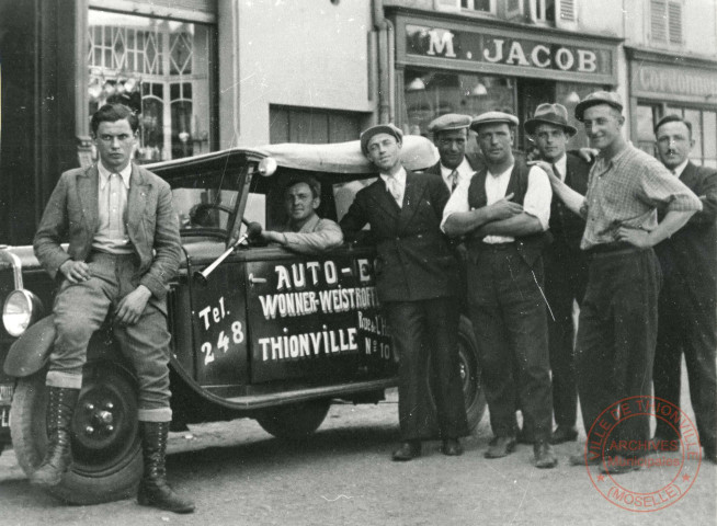 Auto-école Wonner-Weistroffer en 1933, 10 rue de l'Hôpital.