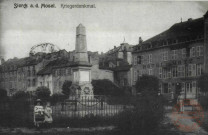Sierck a.d. Mosel.- Kriegerdenkmal / Sierck en 1907 - Le monument aux morts