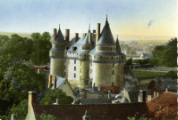 Langeais (Indre-et-Loire). Façade nord du Château.