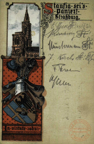 Staufia sei's Daniez ! Strasburg