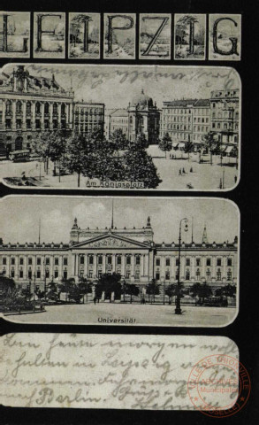 LEIPZIG . am Königsplatz, Universität