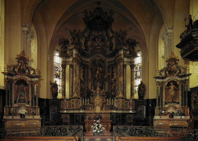 Eglise Décanale de Koerich - Intérieur baroque