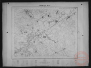 Carte des environs de Thionville au 20000e avec indications des lieux de trouvailles archéologiques