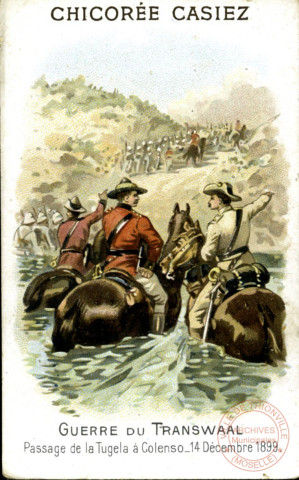 Guerre du Transwaal: Passage de la Tugela à Colenso - 14 Décembre 1899.