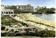 Biarritz - La Grande Plage et les deux Casinos