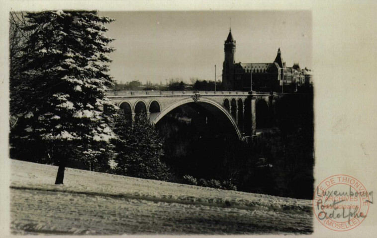 Luxembourg. Pont Adolphe.