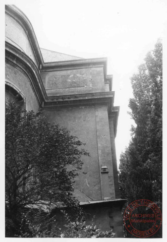 Chevet de l'église Saint-Maximin (1755-1759), architecte Le Brun - Thionville