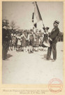 Remise du drapeau à la compagnie des sapeurs-pompiers de Thionville, le 25 mai 1922.