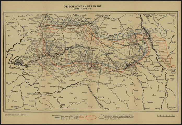 DIE SCHLACHT AN DER MARNE VOM 6-11 SEPT. 1914