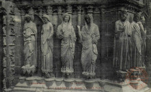 L'Annonciation / La Visitation / Un Mage / Salomon. Cathédrale de Reims-Grand Portail.