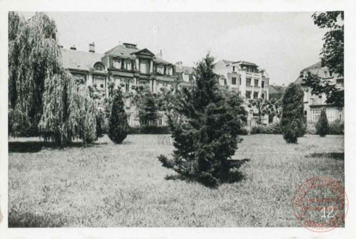 L'avenue Général de Gaulle vue depuis le parc Napoléon
