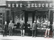 Magasin de tissus Mené - Velsche, 6 rue du Luxembourg vers 1922