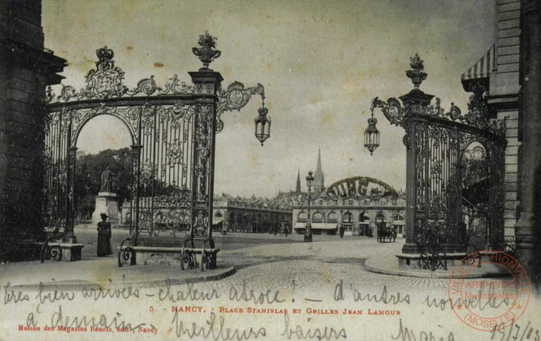 Nancy / Place Stanislas et Grilles Jean Lamour