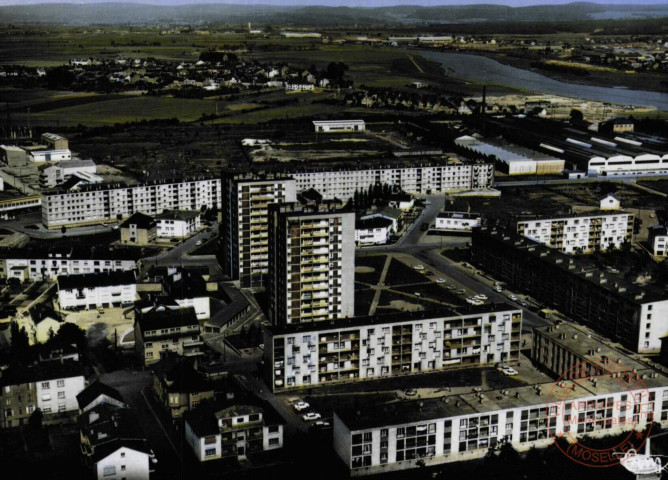 Thionville : Vue panoramique aérienne