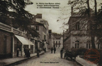 Néris-les-Bains (Allier) : Avenue Boisrot-Desserviers et l'Etablissement Thermal
