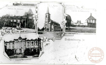 Bettembourg, le ......... - Château de Jaquinot - Eglise - Château de Bettembourg - Couvent Bettembourg