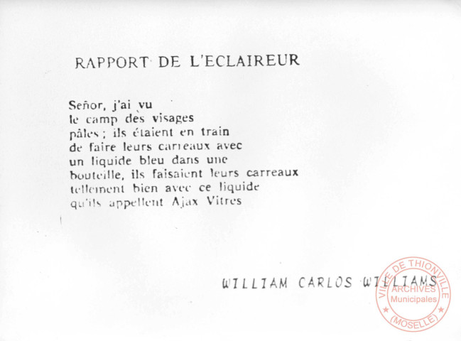 Spectacle du Théâtre Populaire de Lorraine : "Voies aériennes"