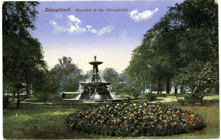 Düsseldorf - Brunnen in der Königsallee