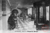 Cartes d'Autrefois (1890-1920) - Loisirs - Avallon - Hôtel du Chapeau Rouge