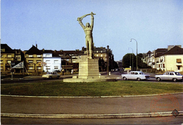 Thionville - Statue de Merlin