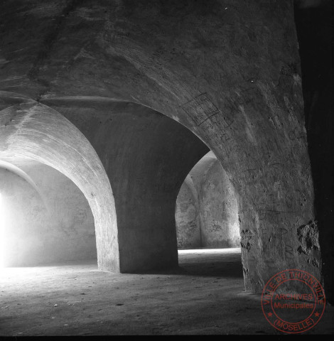 Château de Sierck-lès-Bains - Voûtes (poudrière ou magasin?)