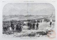 Surrender of Metz : Marshal Bazaines army marching out as prisonners of war