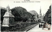 Les Pyrénées- Lourdes - Monument du Sacré-Coeur et Basilique
