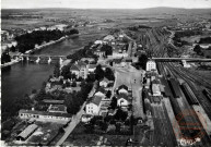 Thionville (Moselle) - Vue aérienne. Le Quartier de la Gare