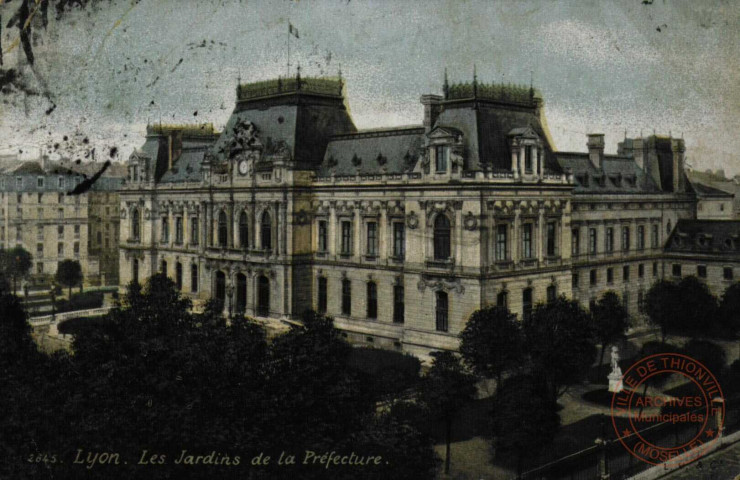 Lyon. Les Jardins de la Préfecture